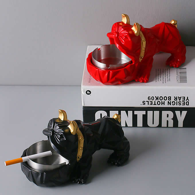   Resin Dog Ashtray Home Ornaments