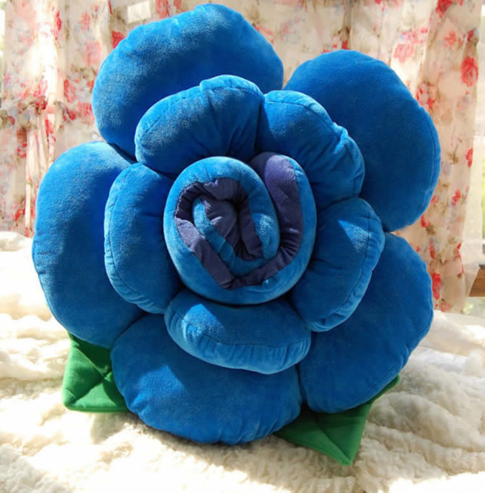  Rose Shaped Decorative Throw Pillow Cushion Doll  