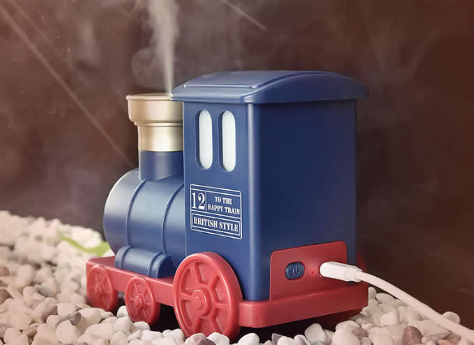  Steam Train Locomotive Engine Car USB Humidifier