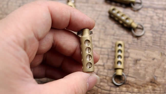 Tritium Nite Self-Luminous Pendant Keychain