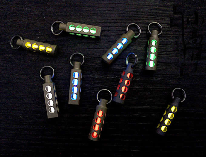 Tritium Nite Self-Luminous Pendant Keychain