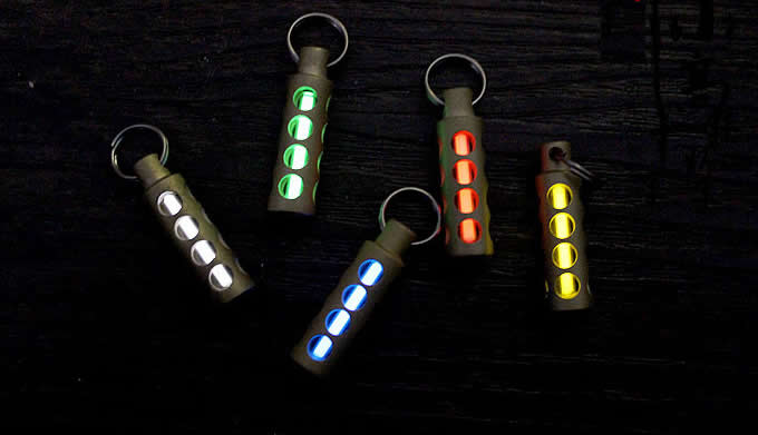 Tritium Nite Self-Luminous Pendant Keychain