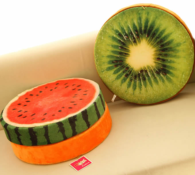 Watermelon Shaped Pillow Cushion