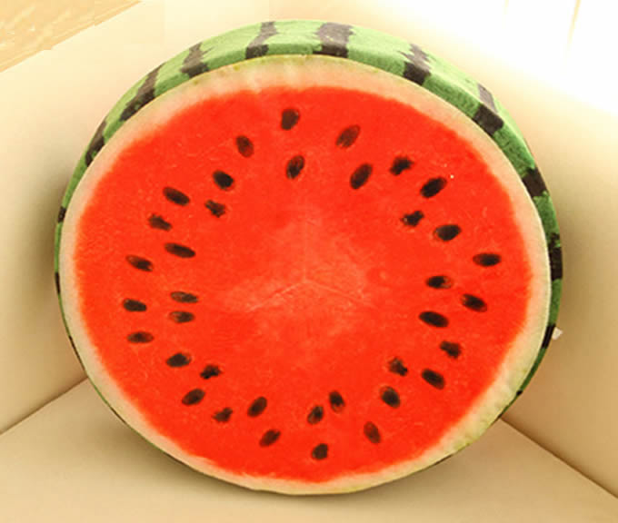 Watermelon Shaped Pillow Cushion