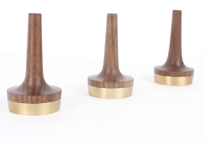  Customize Logo/Name  Wood Ring Jewelry Display Holder Stand 