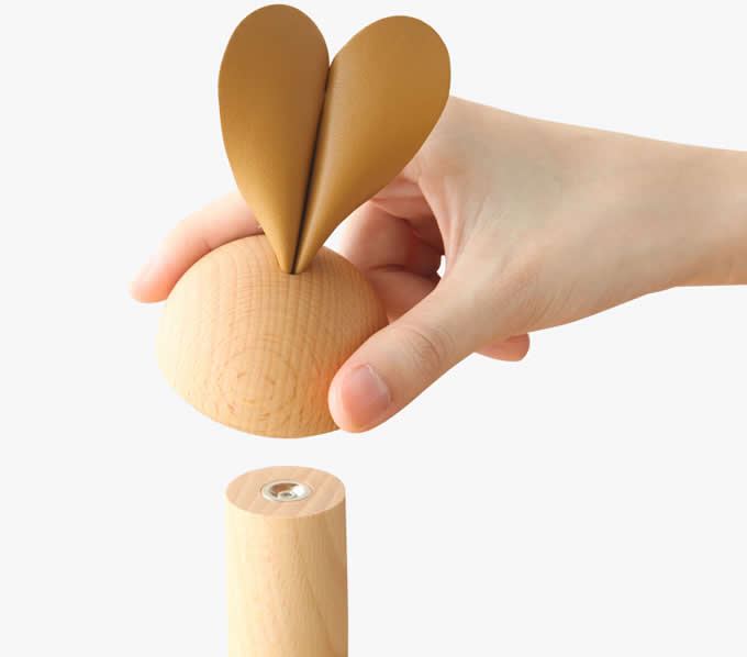 Wooden Chicken & Rabbit Toilet Paper Roll Holder