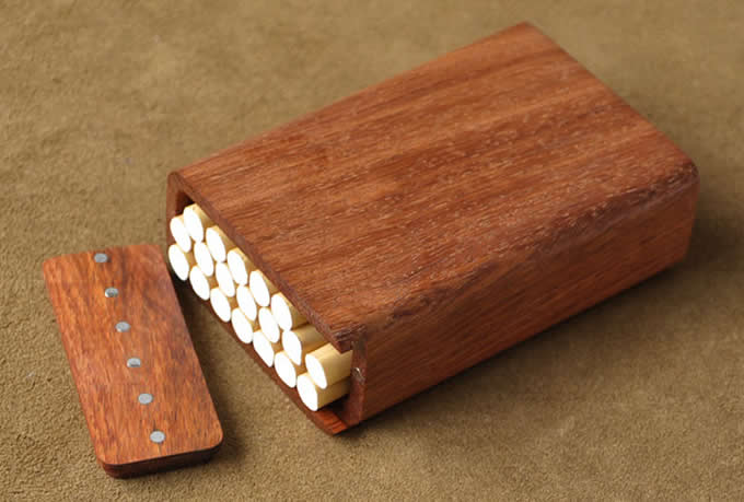 Wooden Cigarette Case 