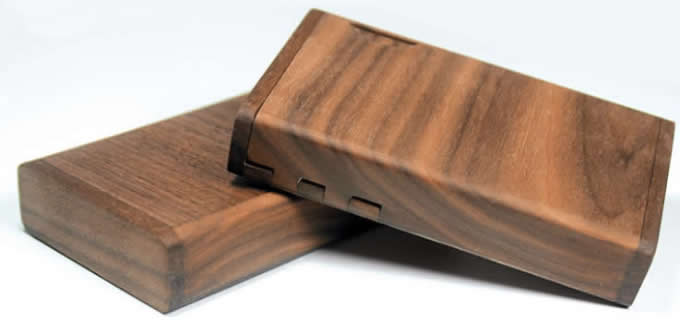  Wooden Cigarette Case, Rosewood 