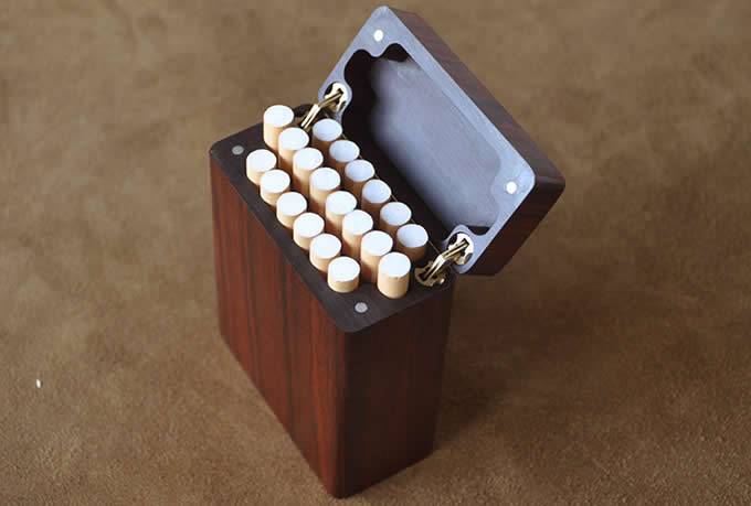  Wooden Cigarette Case Holder Cigarette Box  