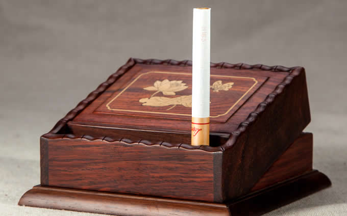  Wooden Semi-automatic Loading Cigarette Case Dispenser 