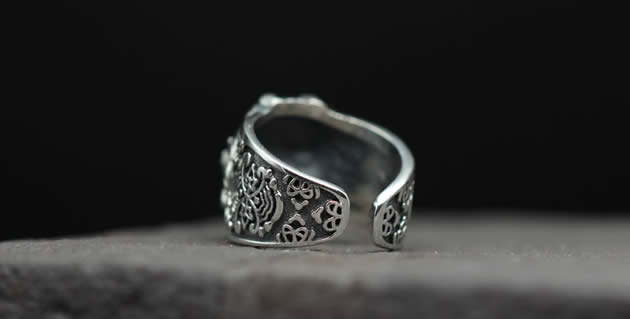 Creative Ancient Greek Animal Sterling Silver Ring