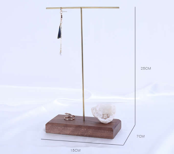  Modern Design Black walnut  Jewelry Tree Display Stands Organizer 