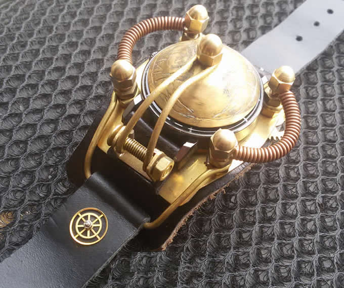 Retro Steampunk Gear Wristwatch