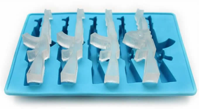 AK-47 Shaped Ice-Cube Tray