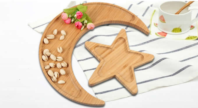 Bamboo Moon & Star Snack Nut Bowl  