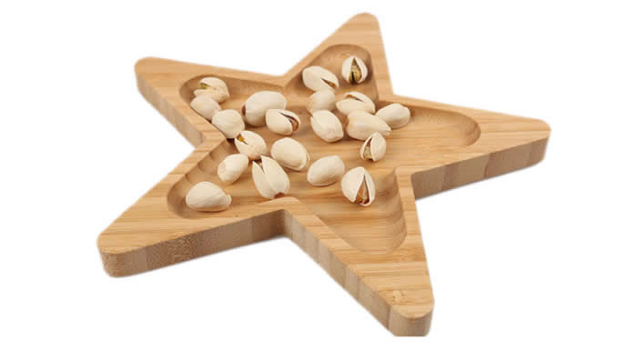 Bamboo Moon & Star Snack Nut Bowl  