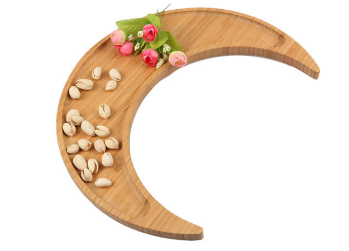 Bamboo Moon & Star Snack Nut Bowl  