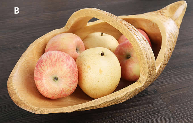 Bamboo Root Nuts Snack Stores Tray Organizer 