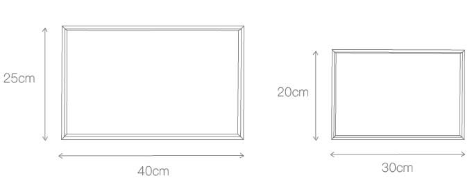   Bamboo Square Serving Tray