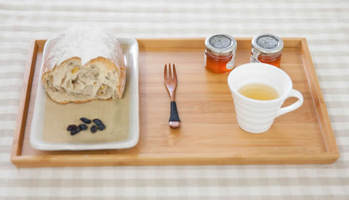   Bamboo Square Serving Tray