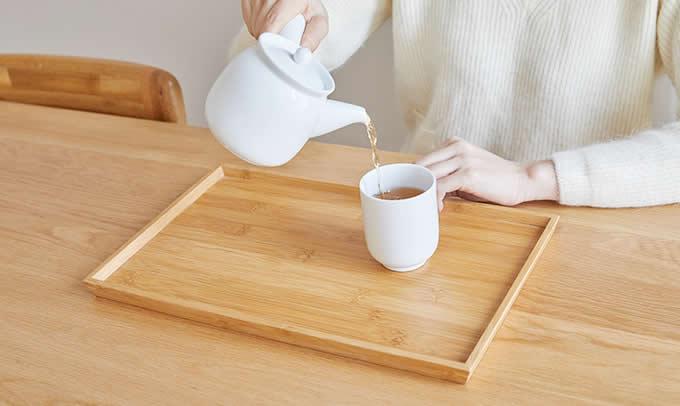   Bamboo Square Serving Tray