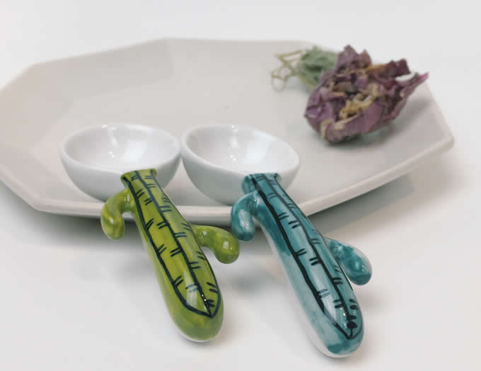   Cactus Ceramic Spoon 