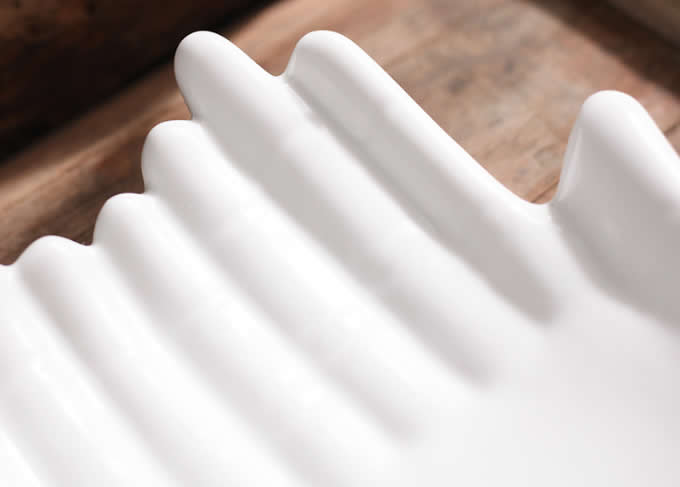  Ceramic Hand  Shaped Snack Plate