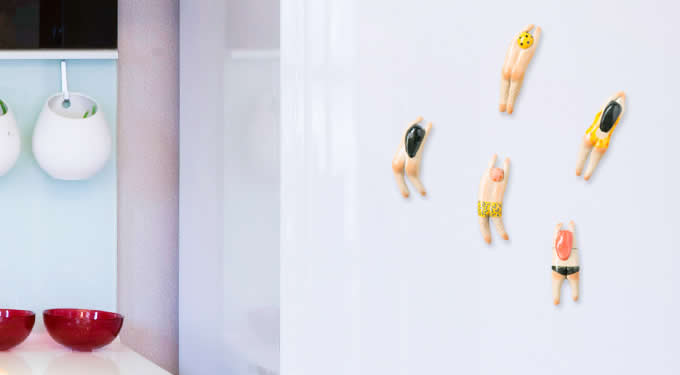 Ceramic Human Body Refrigerator Magnet