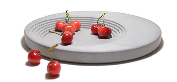   Round Concrete Fruit Nut Tray