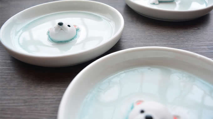  Cute Polar Bear Fruit Salad Nut Bowl