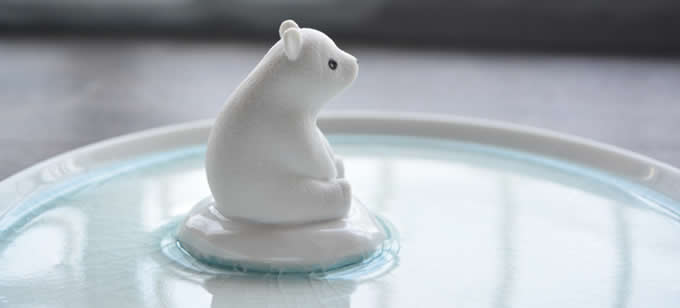  Cute Polar Bear Fruit Salad Nut Bowl