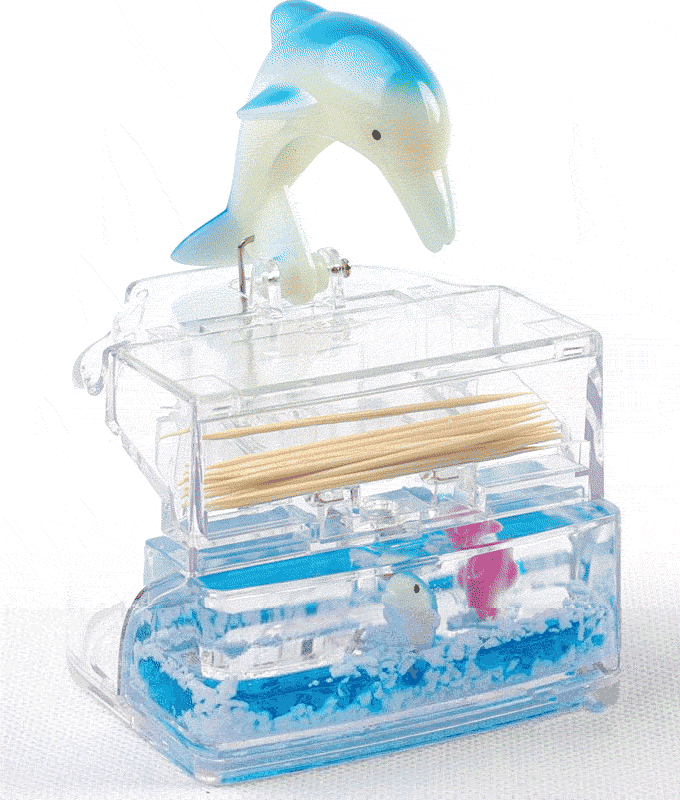 Dolphin Automatic Toothpick Holder