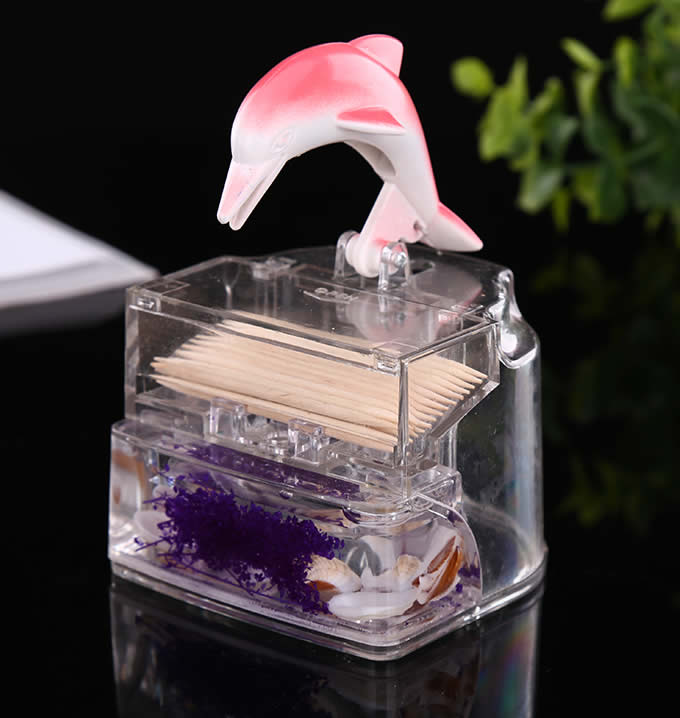 Dolphin Automatic Toothpick Holder