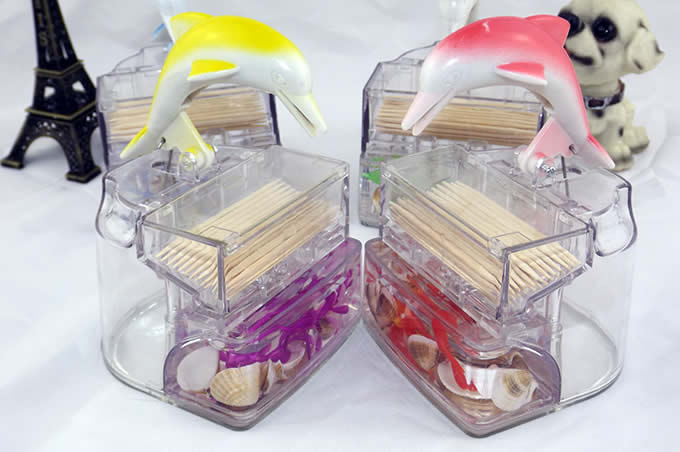 Dolphin Automatic Toothpick Holder