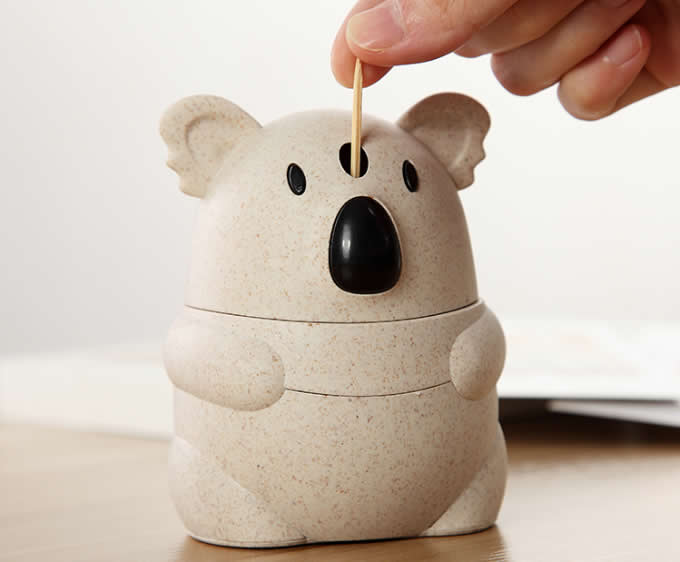   Lovely Hand Press Automatic Toothpick Box Holder 