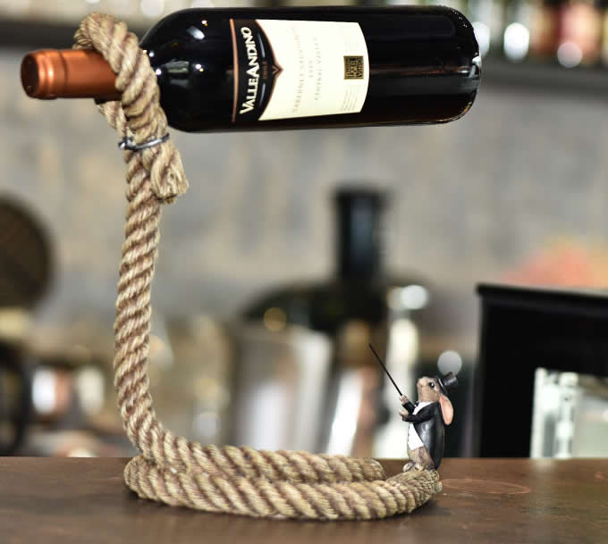   Magic Lasso Rope Wine Bottle Holder