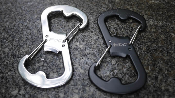 Mini Carabiner Bottle Opener Keychain