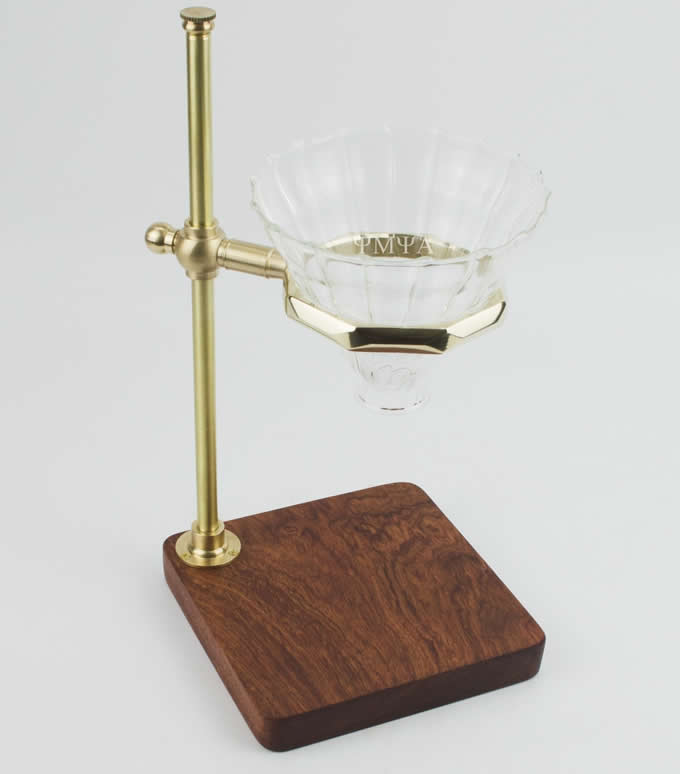 Pour Over Drip Coffee Maker Dripper Stand With Glass Dripper