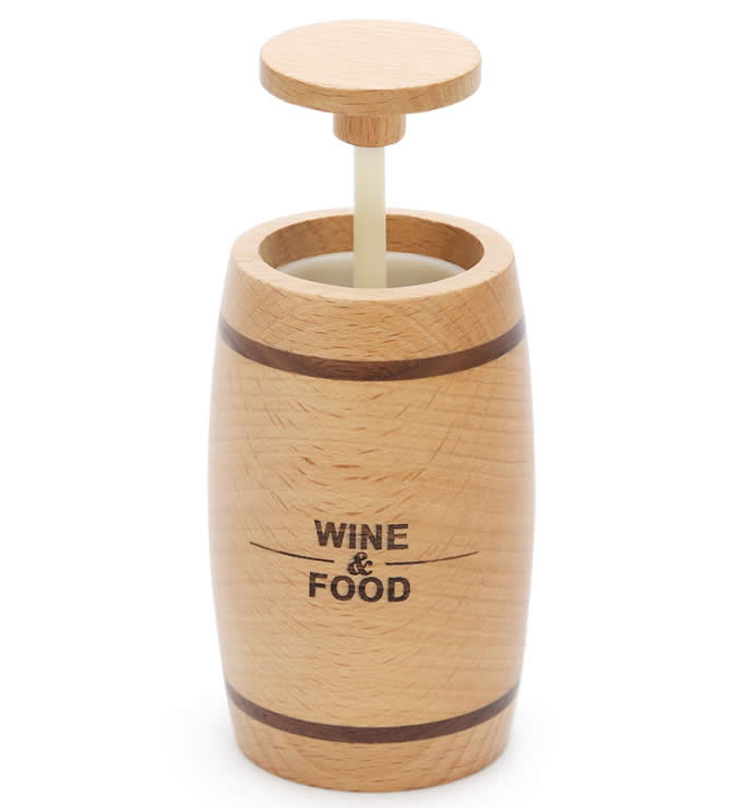  Push Style Wooden Automatic Toothpick Holder Container