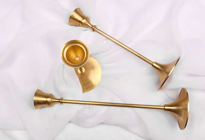 Retro Brass Candle Holder Candlestick Holder