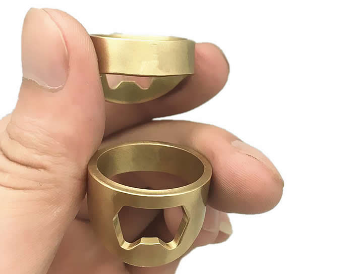 Brass Ring Bottle Opener