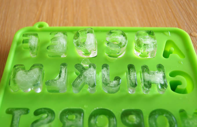 Silicone Alphabet Letter Ice / Bake Tray