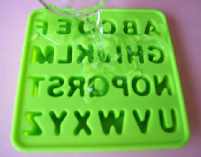 Silicone Alphabet Letter Ice / Bake Tray