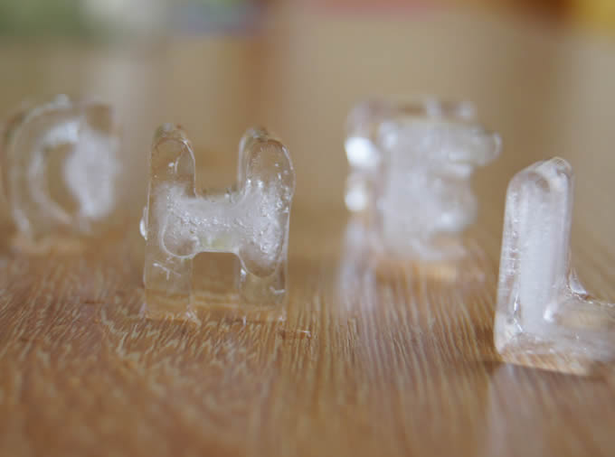 Silicone Alphabet Letter Ice / Bake Tray