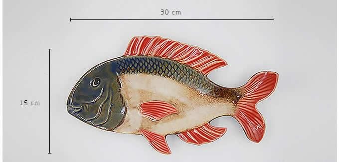 Tropical Fish Porcelain Plate  