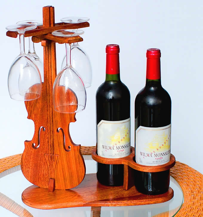 Wood Wine Glass Holder Rack Wine Glass Hanging Drying Stand Organizer