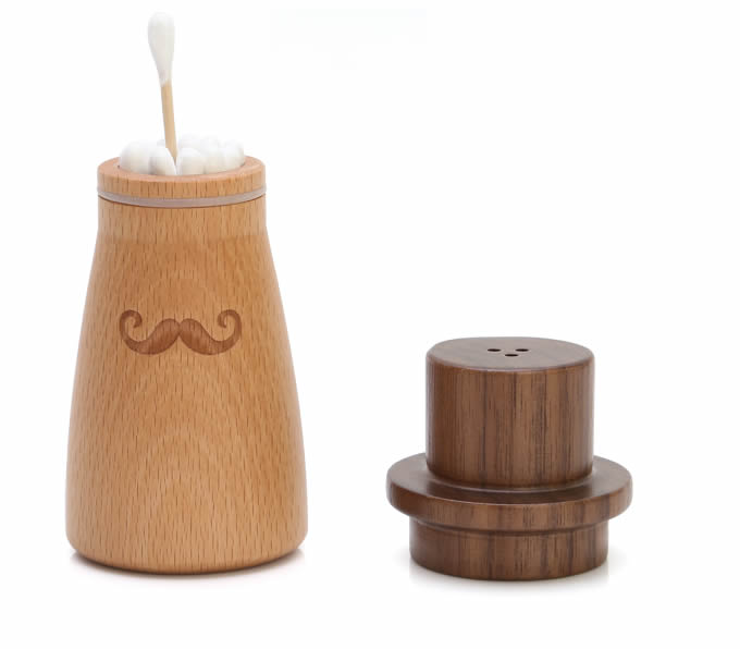 Wooden Cowboy Toothpick Holder 