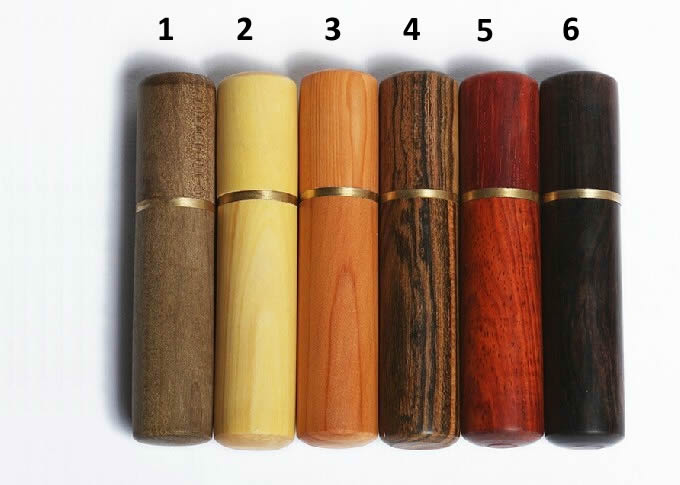 Wooden Cylinder Shaped Toothpick Holder