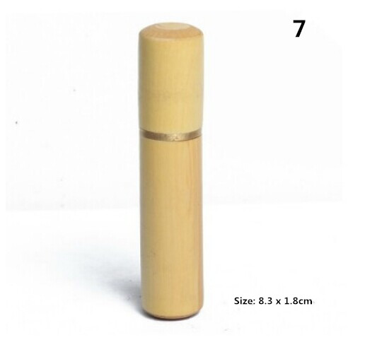 Wooden Cylinder Shaped Toothpick Holder