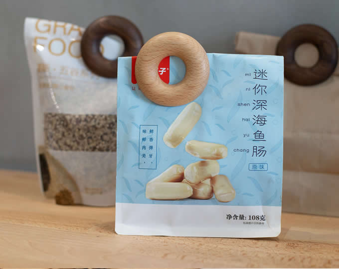  Wooden Doughnut  Sealing Clips for Food and Snack Bag,6pcs 